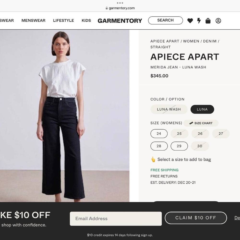 Apiece Apart Merida Jeans
